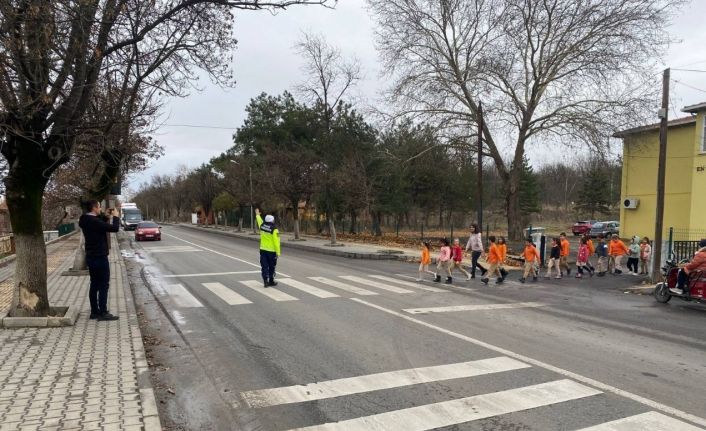 Kırklareli’nde öğrencilere trafik eğitimi