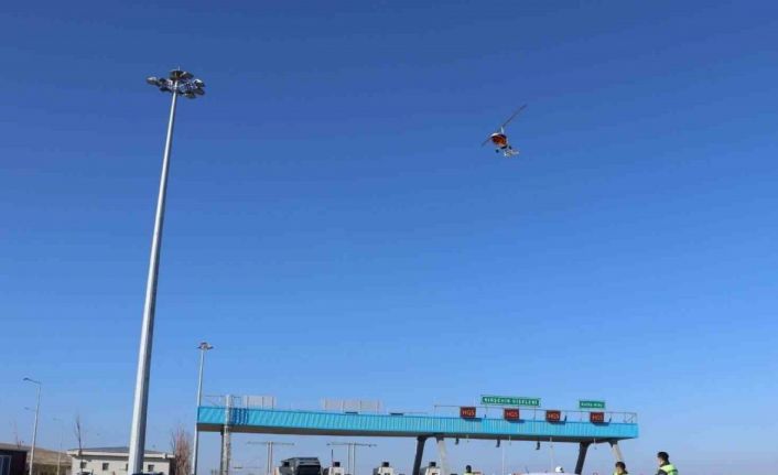 Kırşehir trafiği havadan denetlendi