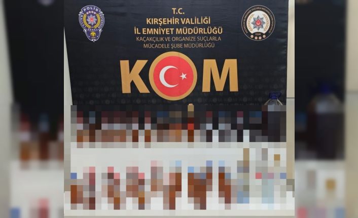 Kırşehir’de yılbaşı öncesinde sahte alkol operasyonu: 2 gözaltı