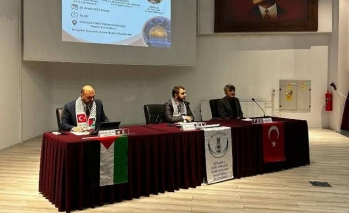 Kütahya’da "Gazze soykırımının ayak izleri" konulu panel