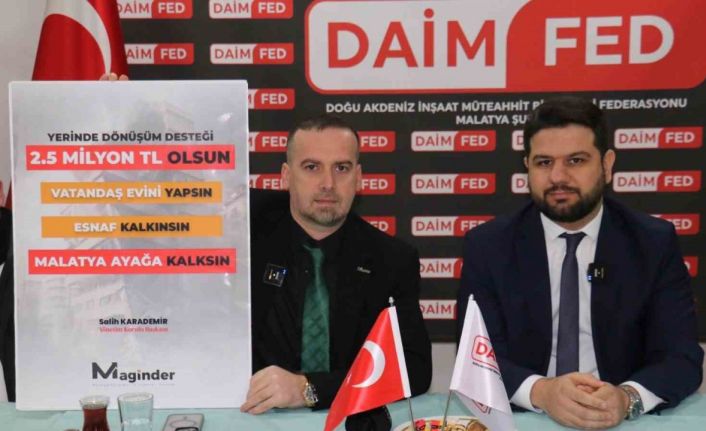 MAGİNDER Başkanı Karademir: "Yerel müteahhitler güçlendirilmeli"