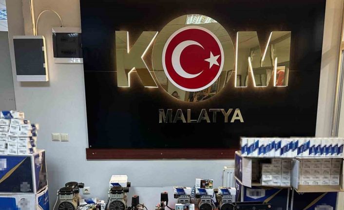 Malatya’da kaçakçılık operasyonu