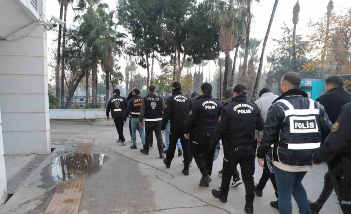 Mersin polisinden ’Ajans’ operasyonu: 16 tutuklama