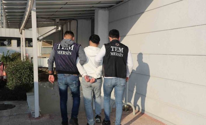 Mersin’de 60 yıldan fazla hapis cezası alan firari yakalandı