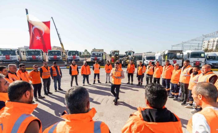 Mersin’de karla mücadele ekipleri hazırlıklarını tamamladı