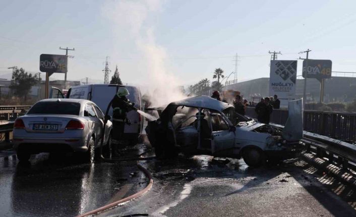 Muğla’da zincirleme kaza: 1’i ağır 7 yaralı