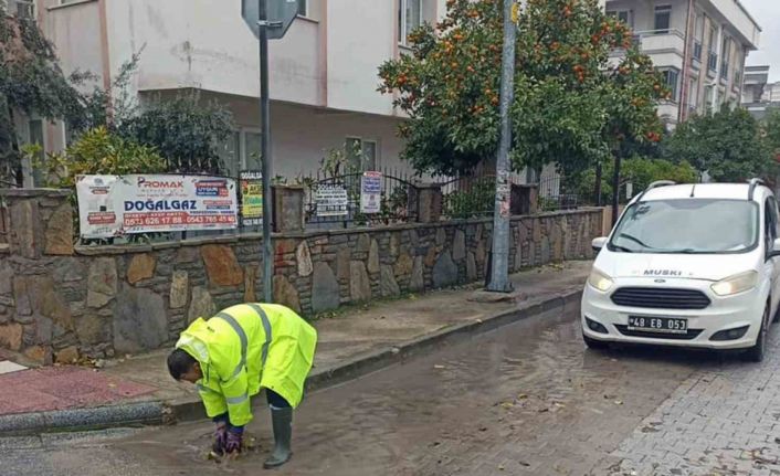 MUSKİ ekipleri yağmur mesaisinde