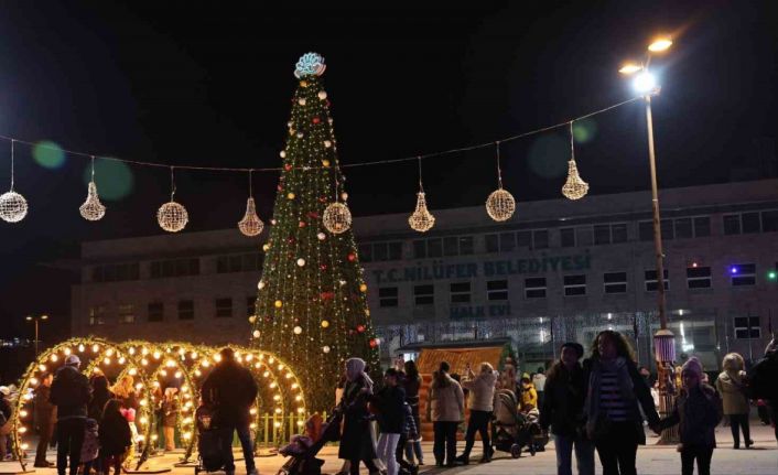 Nilüfer’de Yeni Yıl Festivali’nde eğlence ve alışveriş bir arada