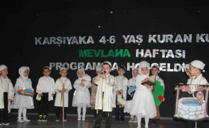 Ordu’da minikler Hz. Mevlana’yı anlattı