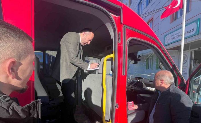 Ordu’da öğrenci güvenliği için servis araçları denetlendi