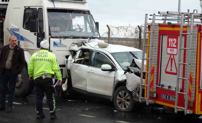 Ordu’da zincirleme trafik kazası: 6 yaralı