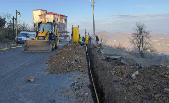 Ordu’nun ilçelerinde doğalgaz çalışmaları devam ediyor