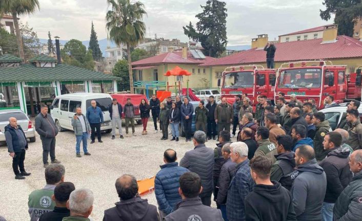 Orman yangınlarıyla mücadele ekiplerine ilkyardım eğitimi