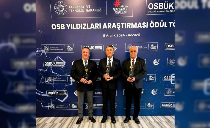 OSB’nin Yıldızları Araştırmasından Denizli OSB’ye ödül