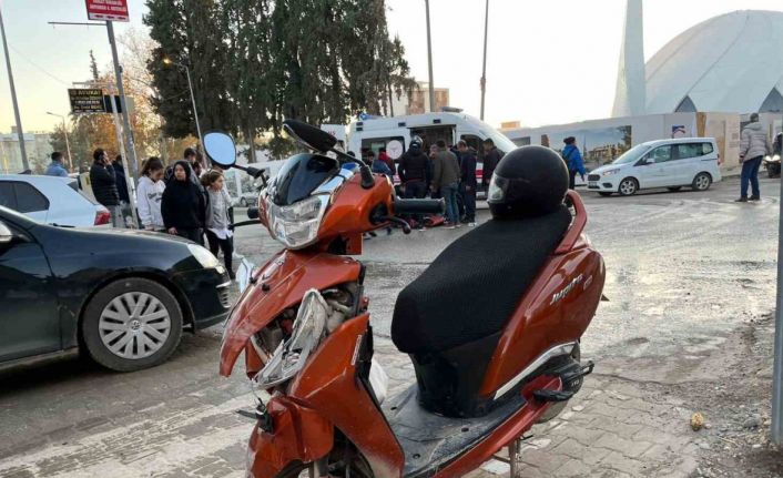 Otomobil ile motosiklet çarpıştı: 1 yaralı