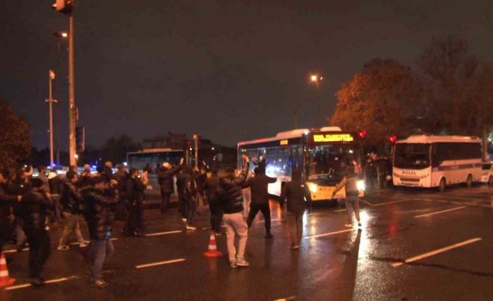 Özel halk otobüsü esnafından Saraçhane’de İBB’ye protesto