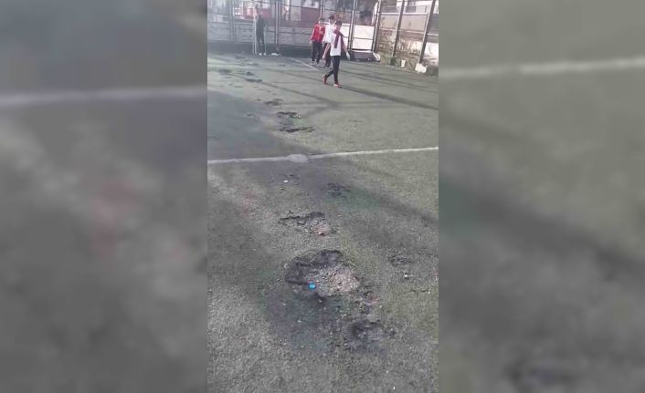 Patates tarlası değil, futbol sahası