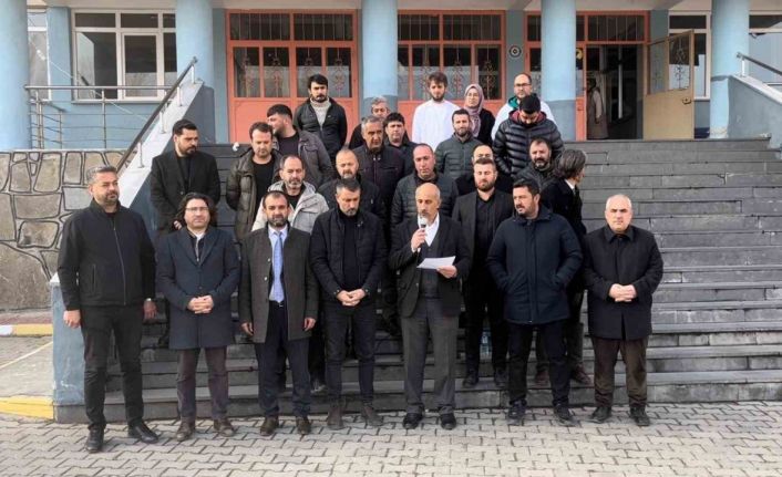 Patnos’ta STK’lar eğitimcilere sahip çıktı