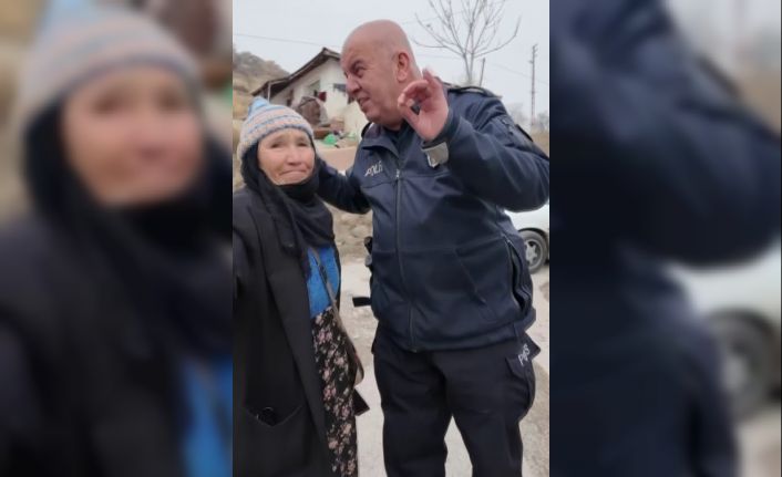 Polis Memuru Mustafa Şahin, Şehri Teyze’nin umre hayalini gerçekleştirecek