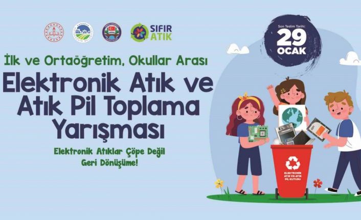 Sakarya’da elektronik atık ve atık pil toplama yarışması