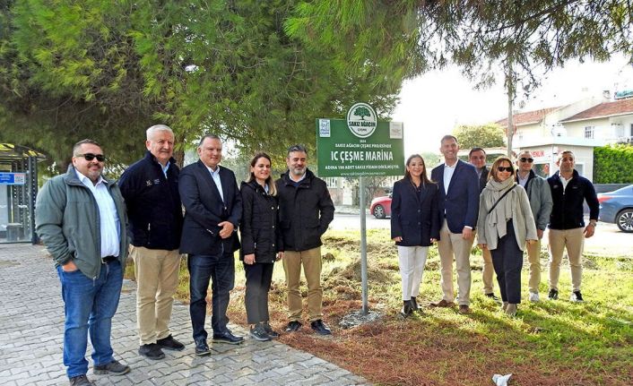 ’Sakız Ağacım Çeşme’ projesiyle sakız ağacı sayısı hızla artıyor