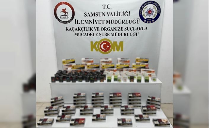 Samsun’da 15 bin 200 adet kaçak makaron ele geçirildi