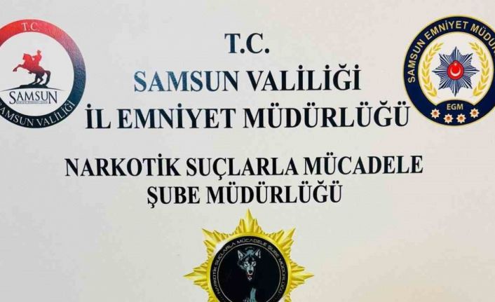 Samsun’da uyuşturucu operasyonuna 2 gözaltı