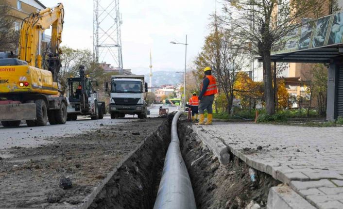 SASKİ’den İlkadım’a takviye içme suyu terfi hattı