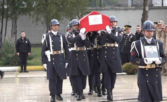 Şehit Jandarma Uzman Çavuş Nurettin Yaşar törenle uğurlandı