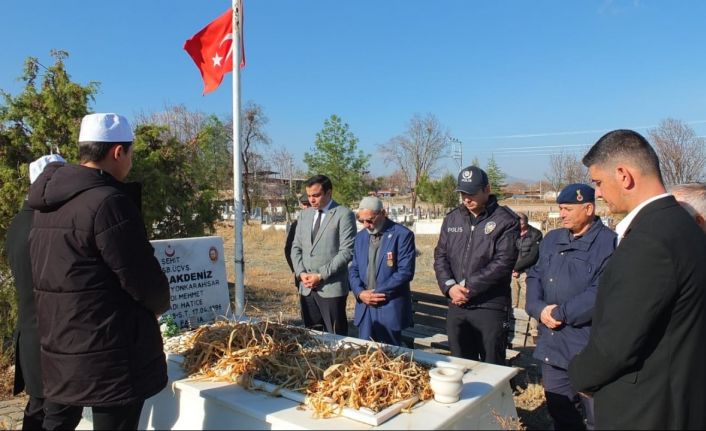 Şehit Serttaş, şahadetinin yıl dönümünde dualarla yad edildi