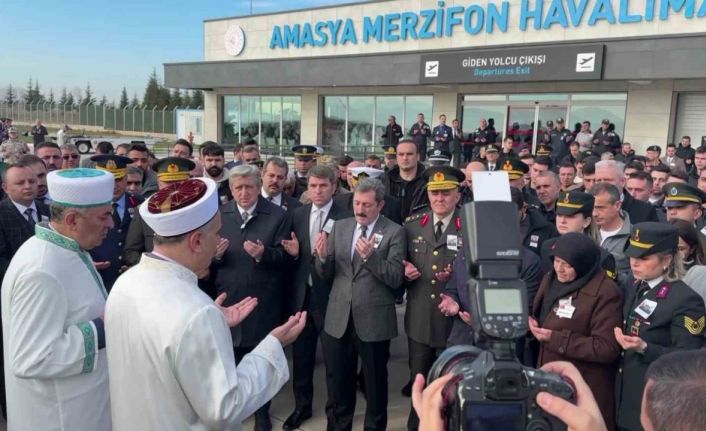 Şehit Teğmen Tunahan Dağlı’nın cenazesi Amasya’da karşılandı