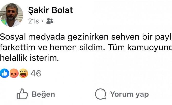 "Selanik’ten gelenler de geri dönsün" paylaşımı nedeniyle görevden uzaklaştırıldı