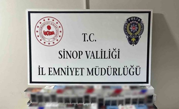 Sinop’ta 24 bin 980 makaron ele geçirildi