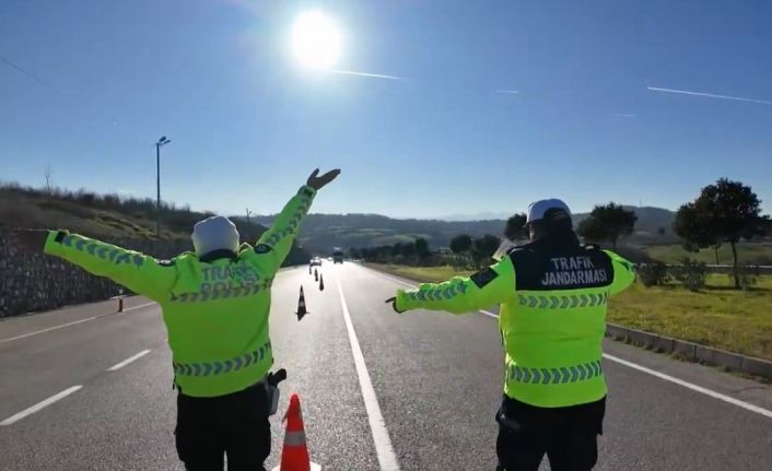 Sinop’ta polis ve jandarma ekiplerinden ortak denetim