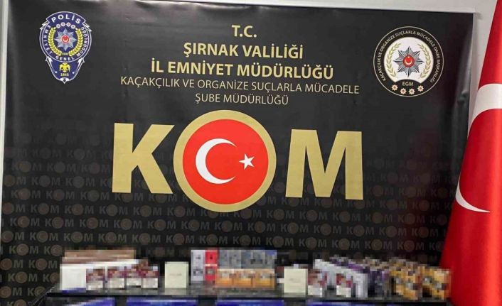 Şırnak’ta çok sayıda gümrük kaçağı ürün ele geçirildi: 1 tutuklama