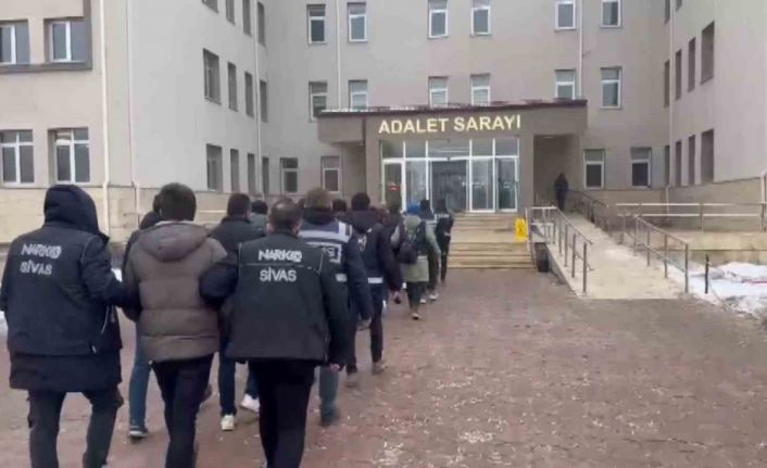 Sivas ve Kayseri’de narkotik operasyonu: 9 şüpheli tutuklandı