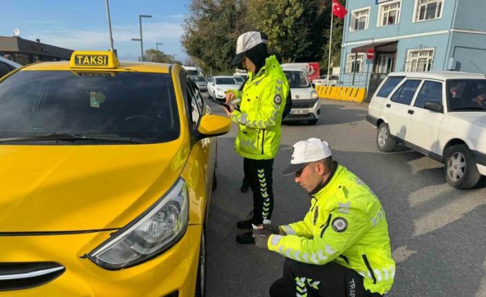 Ticari taksilere kış lastiği uygulaması