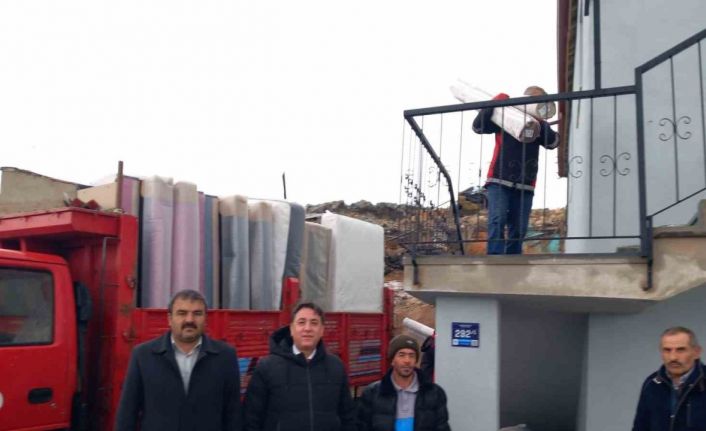 Tüp patlamasında hasar gören ev onarıldı