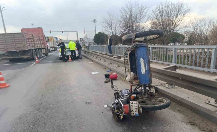 Turgutlu’da trafik kazası: 1 yaralı