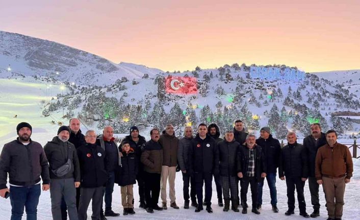 Turizm elçileri Ergan Dağı Kayak Merkezi’nde ağırlandı