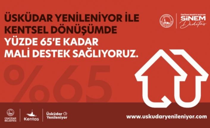 Üsküdar Belediyesi’nden evini yenileyenlere destek