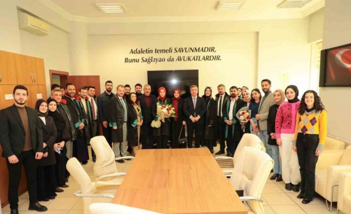 Vali Aydoğdu’dan Erzincan Barosunun yeni başkanına ziyaret