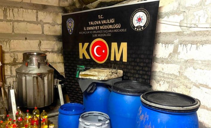 Yalova’da yılbaşı öncesi sahte alkol operasyonu: 3 gözaltı