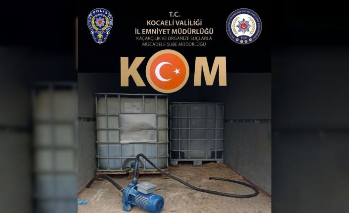 6 bin litre kaçak akaryakıt ele geçirildi