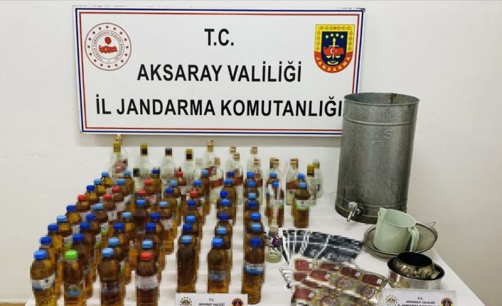 Aksaray’da kahvehaneye sahte içki operasyonu: 2 gözaltı