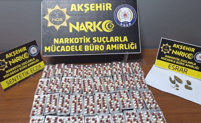 Akşehir’de uyuşturucu operasyonu: 1 tutuklama