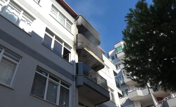 Alanya’da elektrikli sobadan çıkan yangın korkuttu