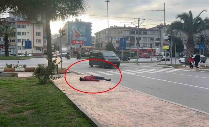 Aldığı maddenin etkisiyle bir anda yere yığıldı: O anlar kamerada