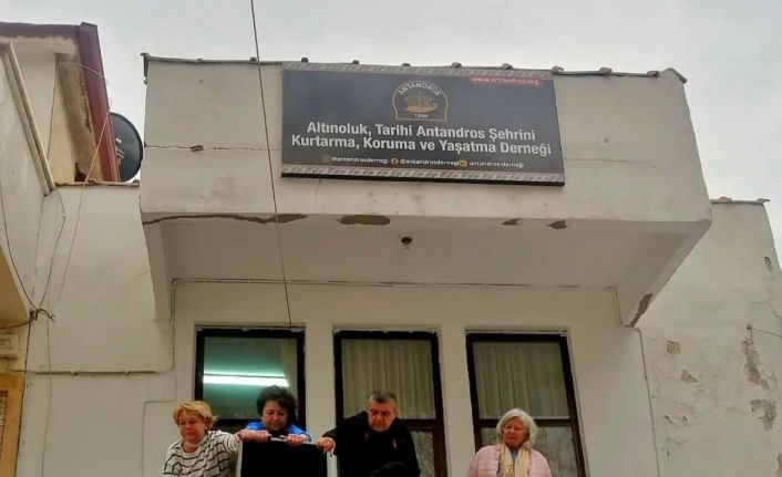 Altınoluk’ta Antandros Derneği yeni merkezinde hizmete başladı