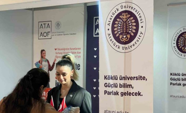 Antalya Erzurum Günlerinde Atatürk Üniversitesi standına yoğun ilgi